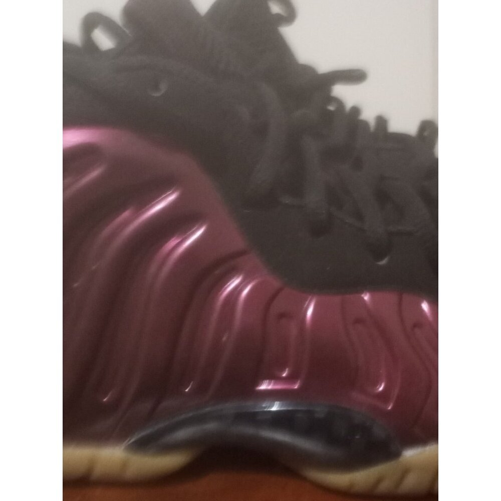 NIKE Little Posite One GS 'Night Maroon' 644791-600 Women's Size 5 Youth Sz 3.5Y - Picture 5 of 14